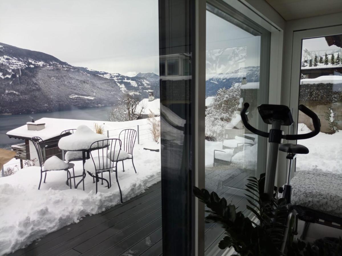 Moderne Unterkunft Mit Panoramablick Auf Thunersee Krattigen Ngoại thất bức ảnh