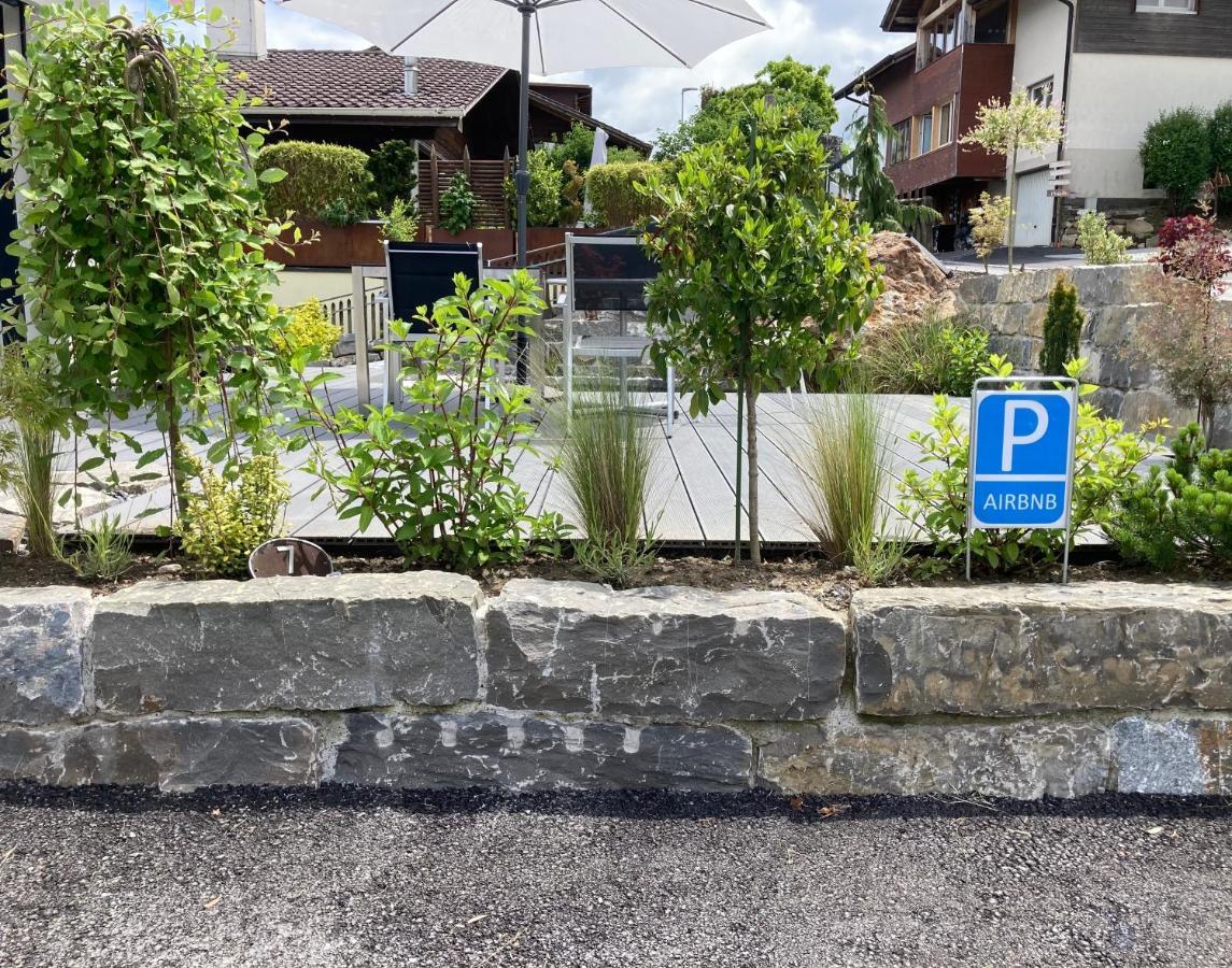 Moderne Unterkunft Mit Panoramablick Auf Thunersee Krattigen Ngoại thất bức ảnh